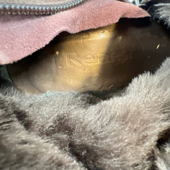J. Renee Y2K Suede Fur Lined Pointy Boots - Picture 6 of 6